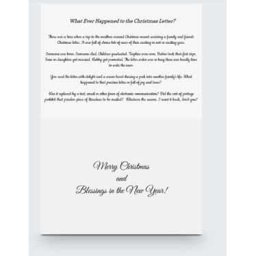 Remembering the Christmas Letter